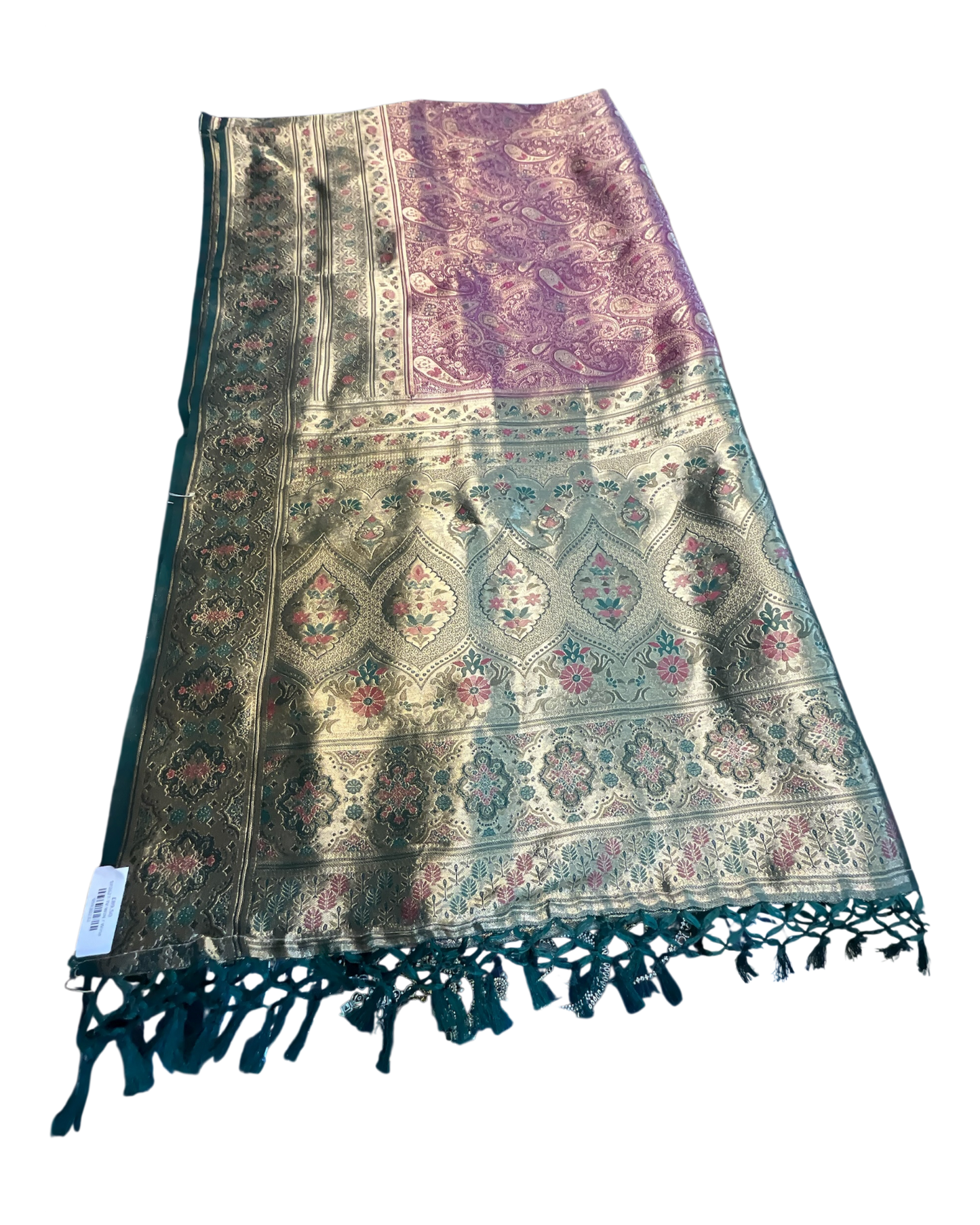 Wine - Rich Brocade Traditional Handloom Saree with Blouse Piece - UK stock - 24hr Dispatch - SP2627 TV