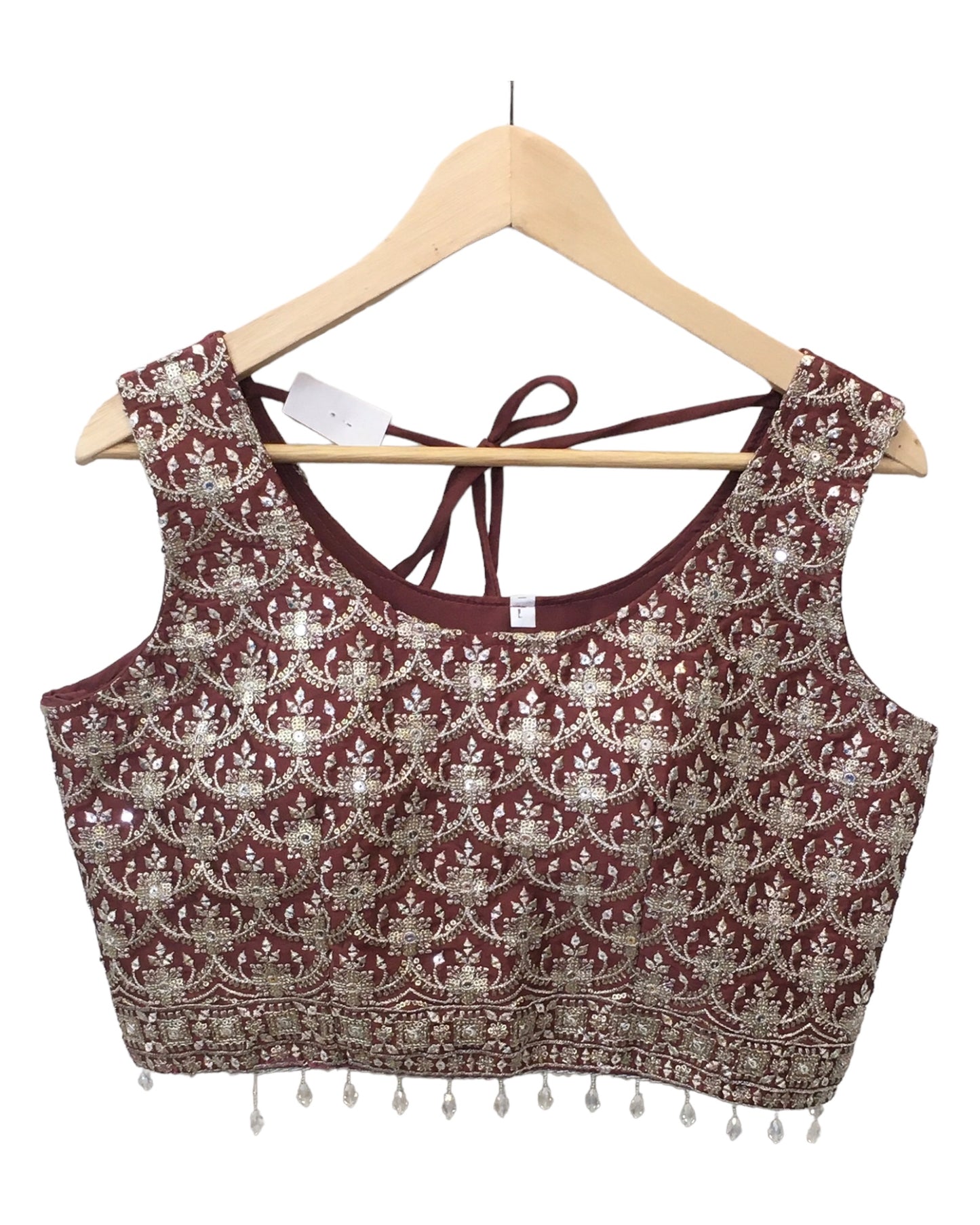 Rust - Ready Made Lehenga Set - Size 12 - 38"(Loosen up to 14) ) UK Stock - 24h Dispatch - KTC24305 TY 0524