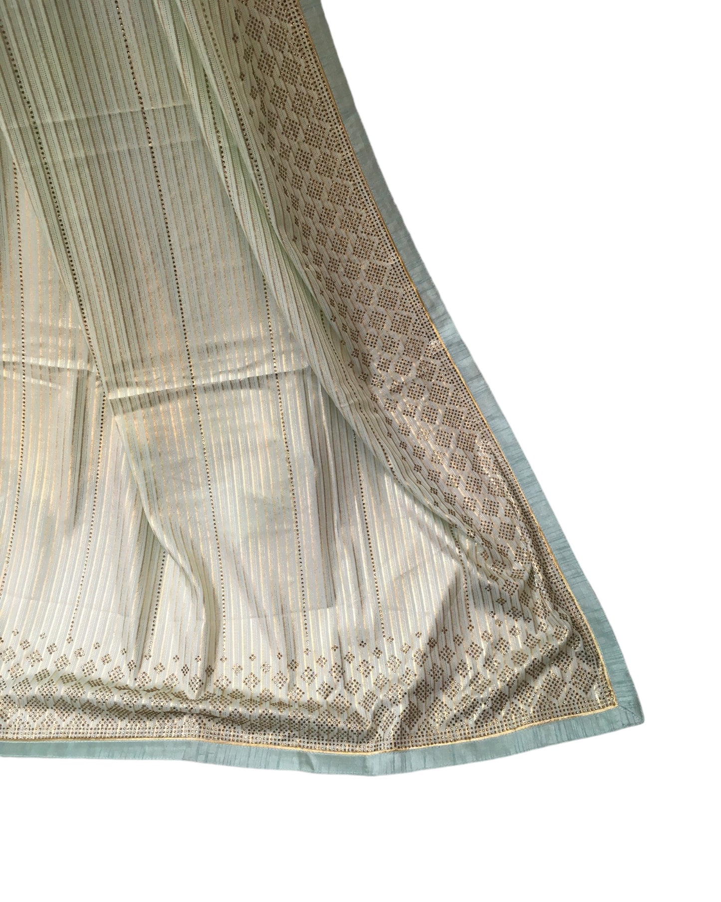 Mint Green - Fancy Saree with Blouse Piece - SP2302 TV 0523