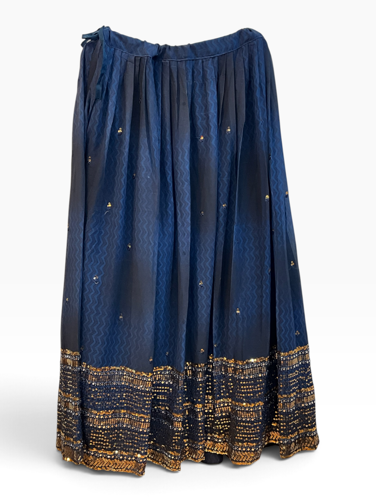 SALE ! Size UK 14 (40") Navy Blue - Lehenga Set - Mehndi / Sangeet / Bridesmaids / Weddings / Garba - UK Stock - 24h Dispatch - PC2615