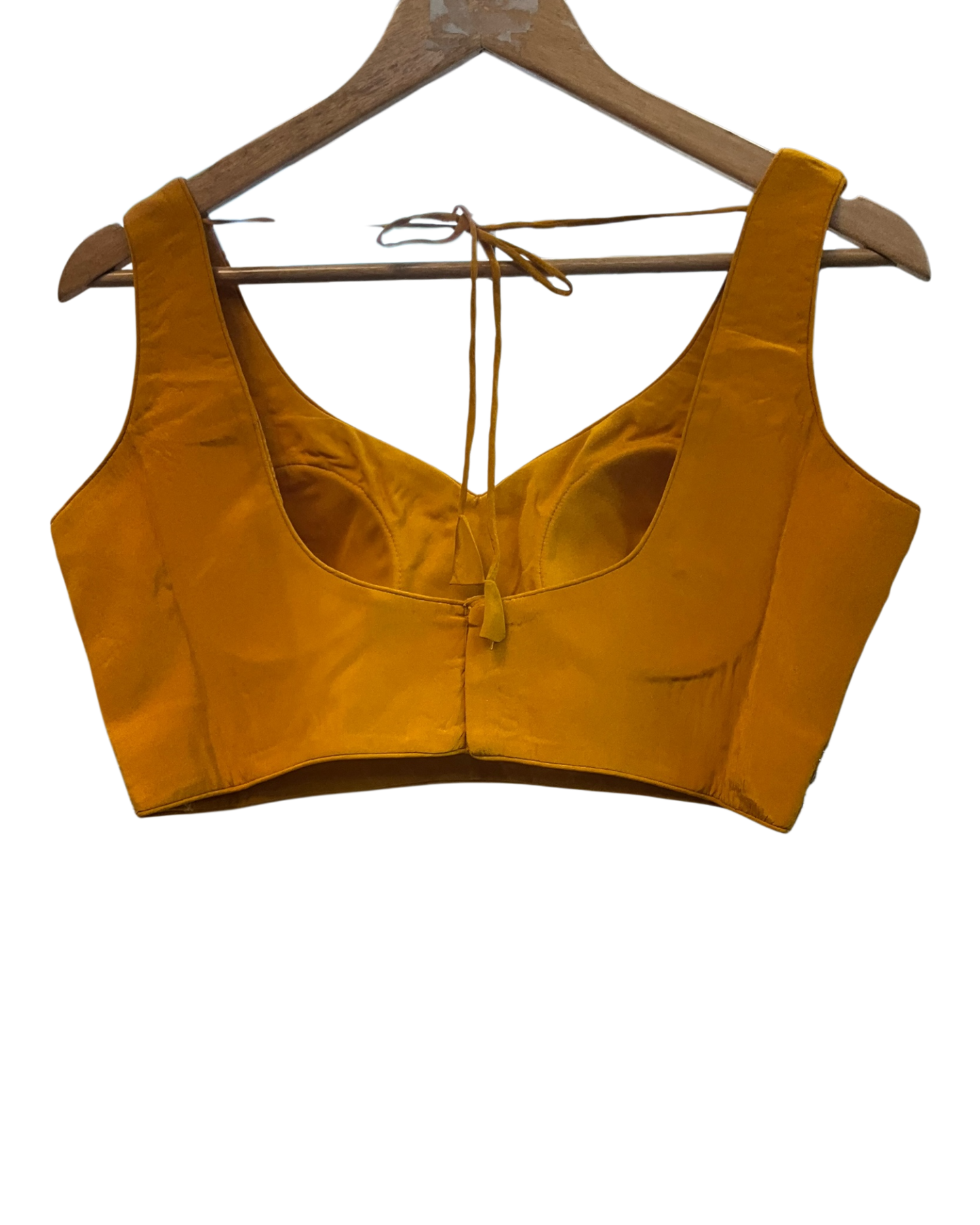 Size 12 (38") - Haldi Yellow - Designer Ladies Short Top Saree Suit - VMK Bhumi PY