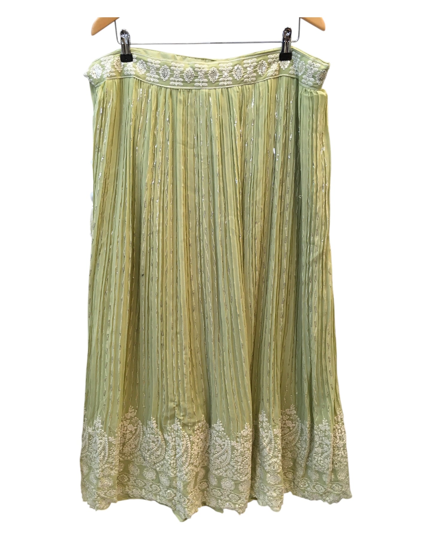 Size 12 / 38" Bust - Mint / Light Green - Ready Made Lehenga Set - UK Stock - 24h Dispatch - KTC250117 TK 0125