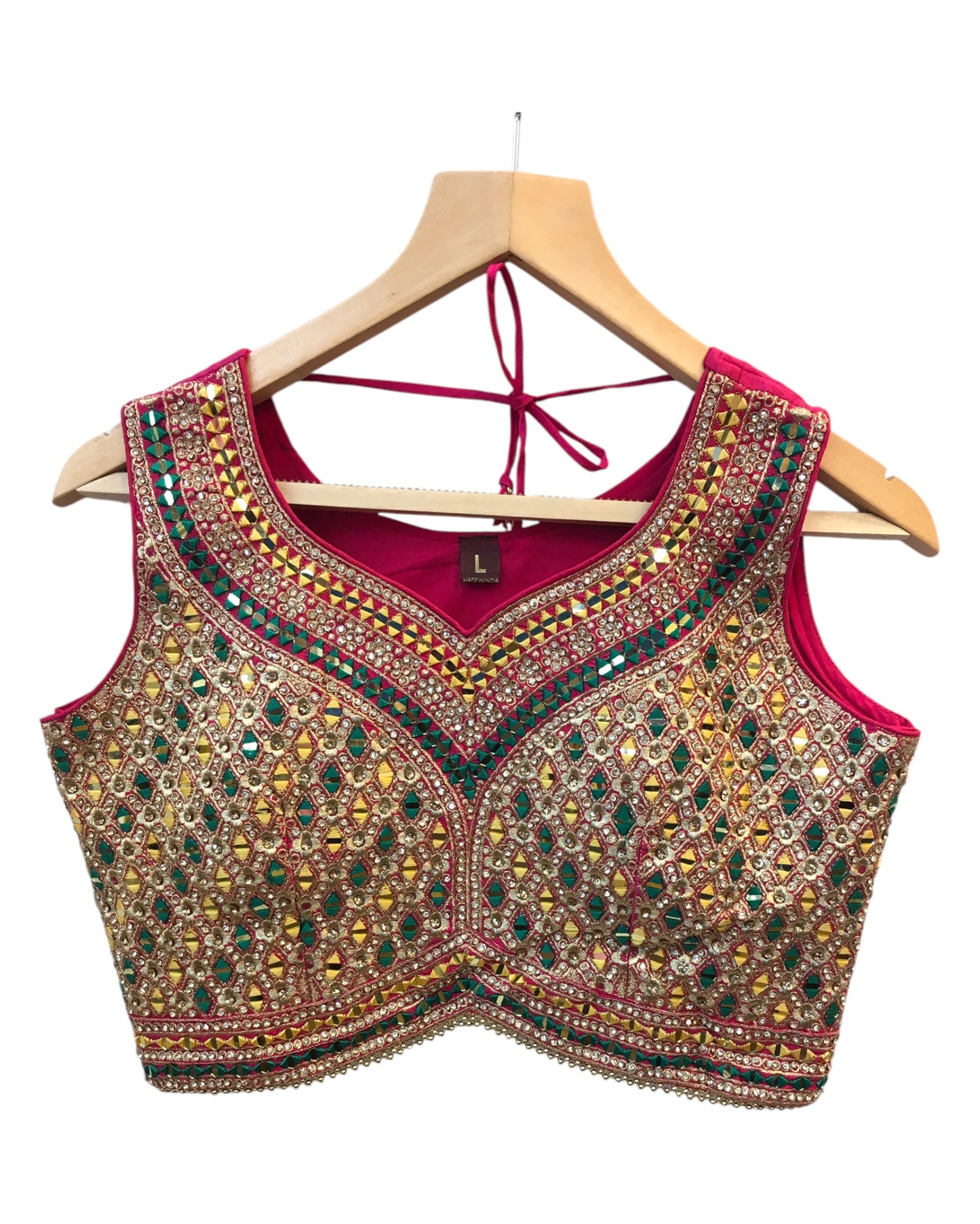 Size 10 / 36" Bust - Multi Coloured - Ready Made Lehenga Set - UK Stock - 24h Dispatch - KTC250115 TV 0125