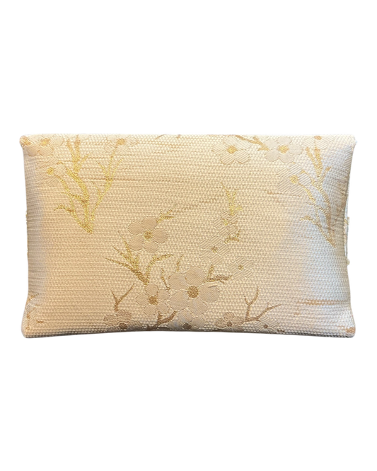 Cream - Handloom Brocade Clutch Bag / Handbag -Bollywood / Weddings - JS16b 06A26