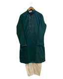 Forest Green - Well Made Mens Indian Kurta set - UK Stock - Weddings / Walimas , Sangeet, Diwali, Eid, Mehndi / Henna - NAD25711 VY