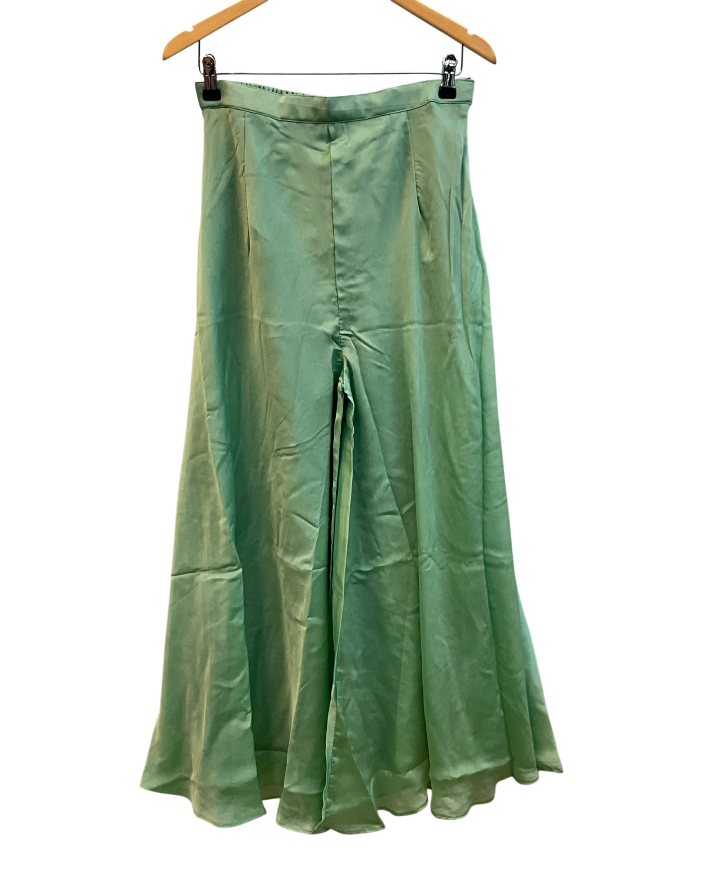 UK 12 / 38" - Sea Green - Ladies Sharara / Palazzo Trousers Suit - UK Stock - Sangeet / Henna / Weddings - OC21179 VA