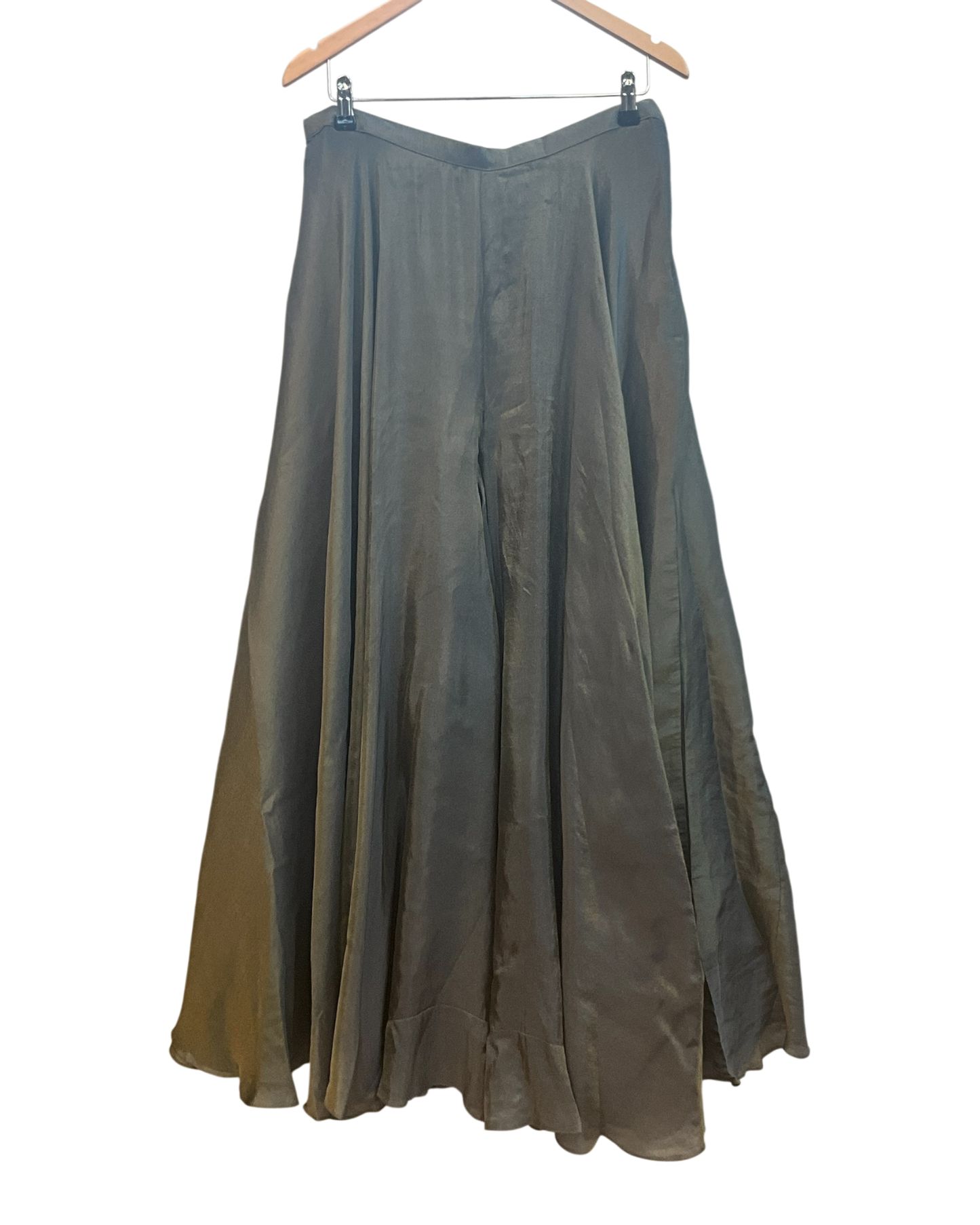 Size 20 (46") - Dark Grey - Designer Ladies Medium Length Top Palazzo Trousers Suit - VMK Disha CY