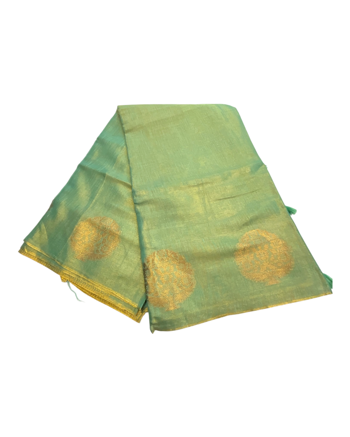 Apple Green - Traditional Silky Fancy Saree with Blouse Piece - UK Stock - 2/3 days Delivery 12KT25 RP478