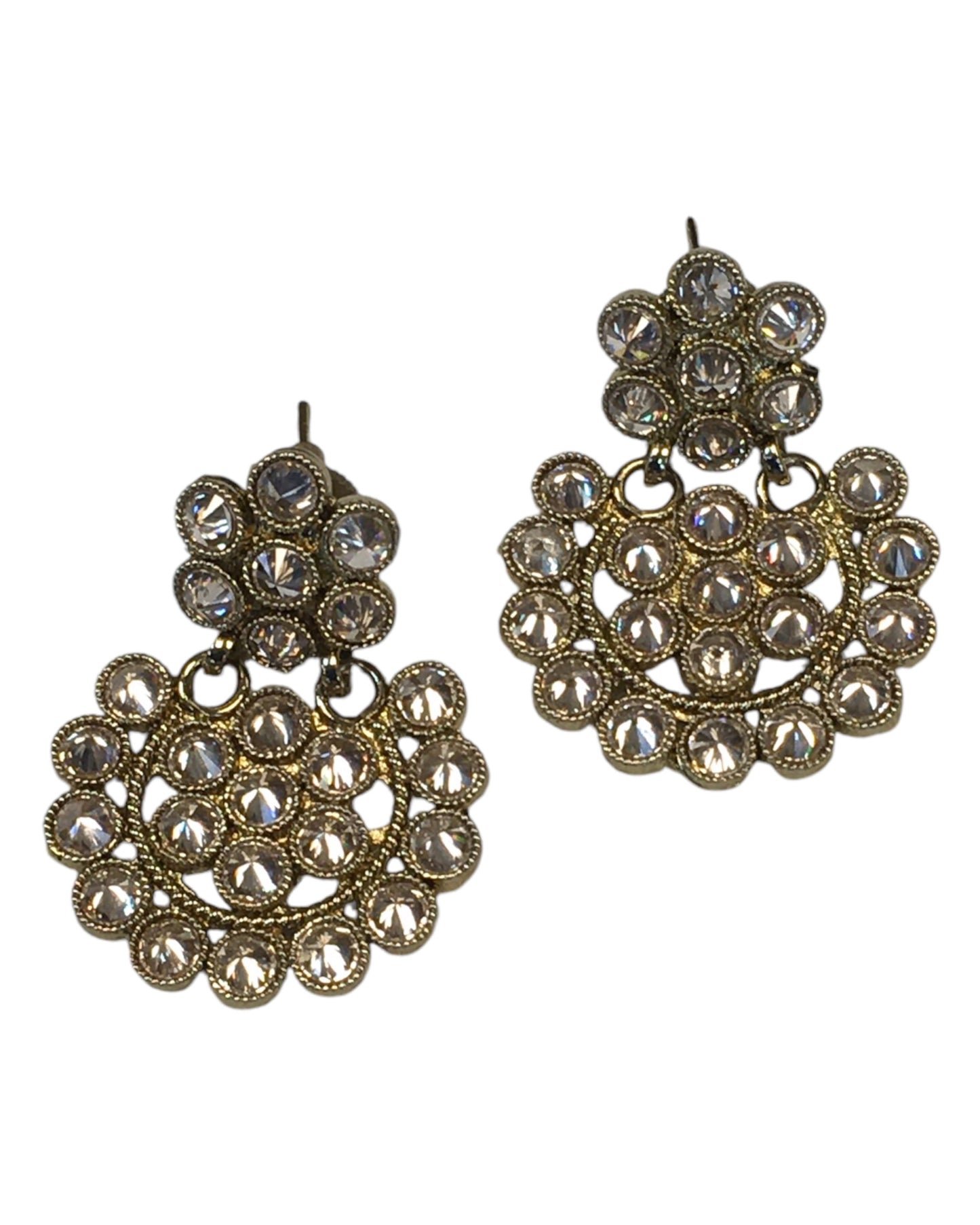 Antique Gold & Stones - Antique Gold Finish Long Necklace set - Bollywood - Weddings - AE2419 11KP24