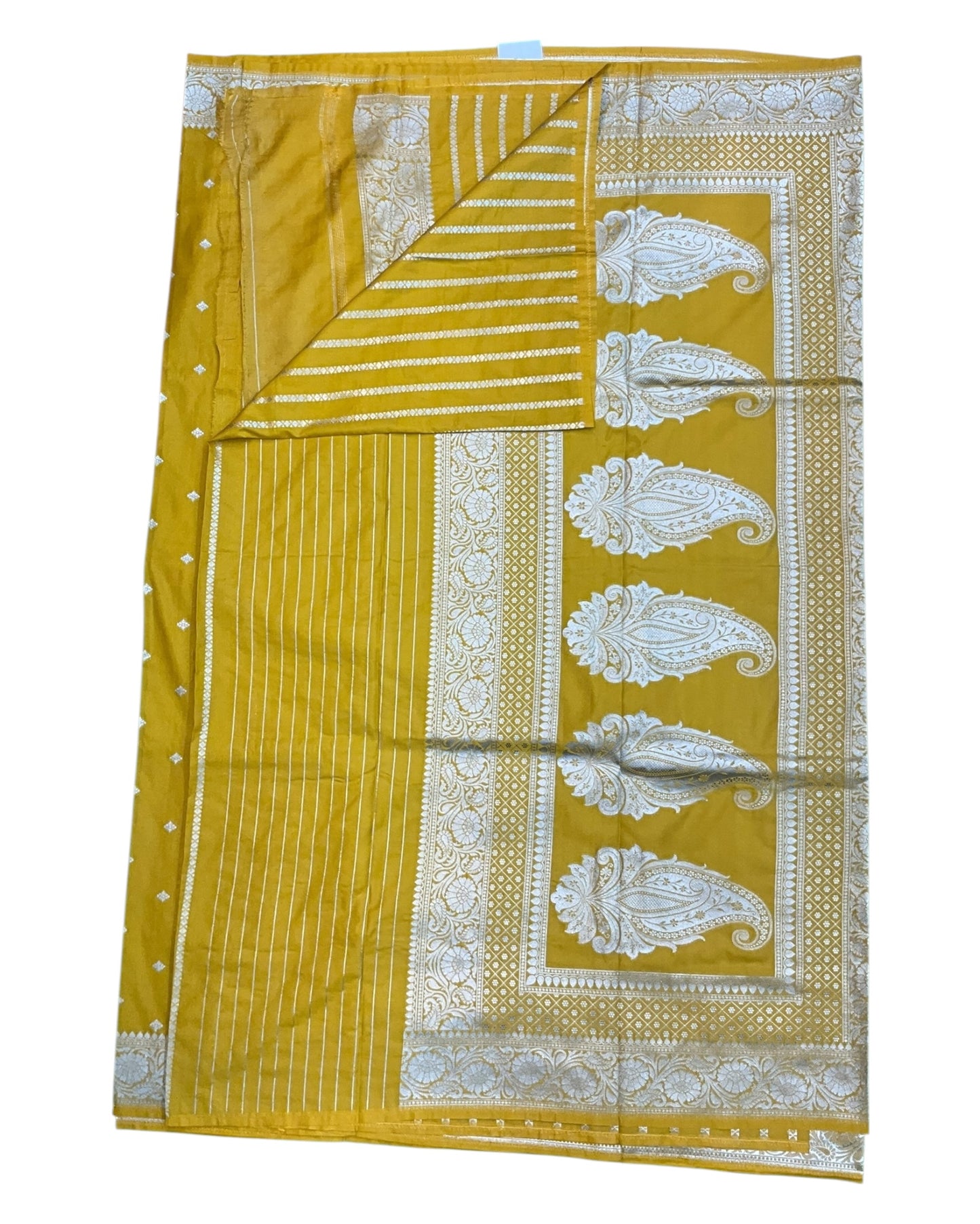 Haldi Yellow - Classic Banarasi Soft Silky Saree with Blouse Piece - UK stock - 24hr Dispatch - UST2501 VT
