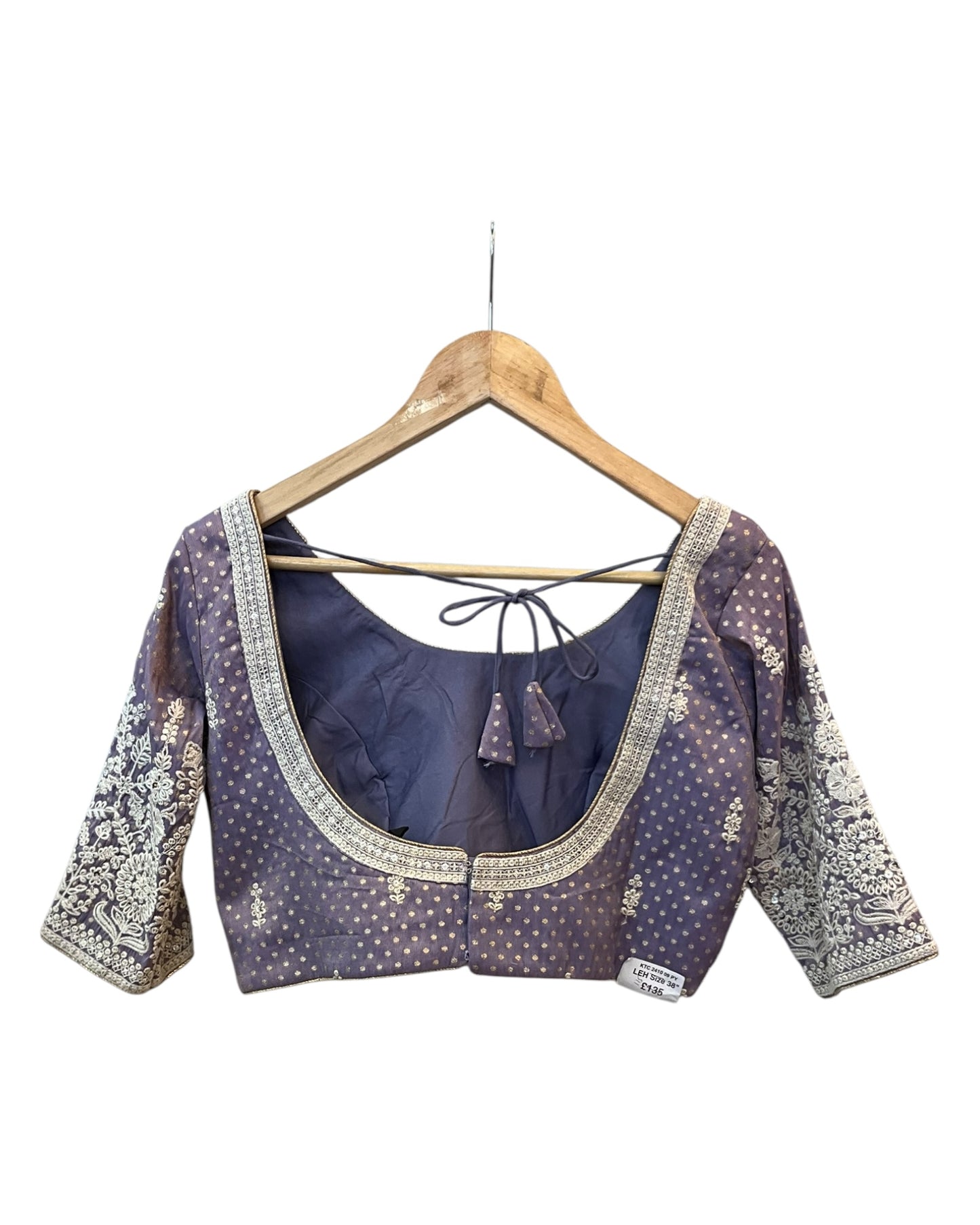 Size 12 / 38" Bust - Lilac Purple - Ready Made Lehenga Set - UK Stock - 24h Dispatch - KTC241009 PY