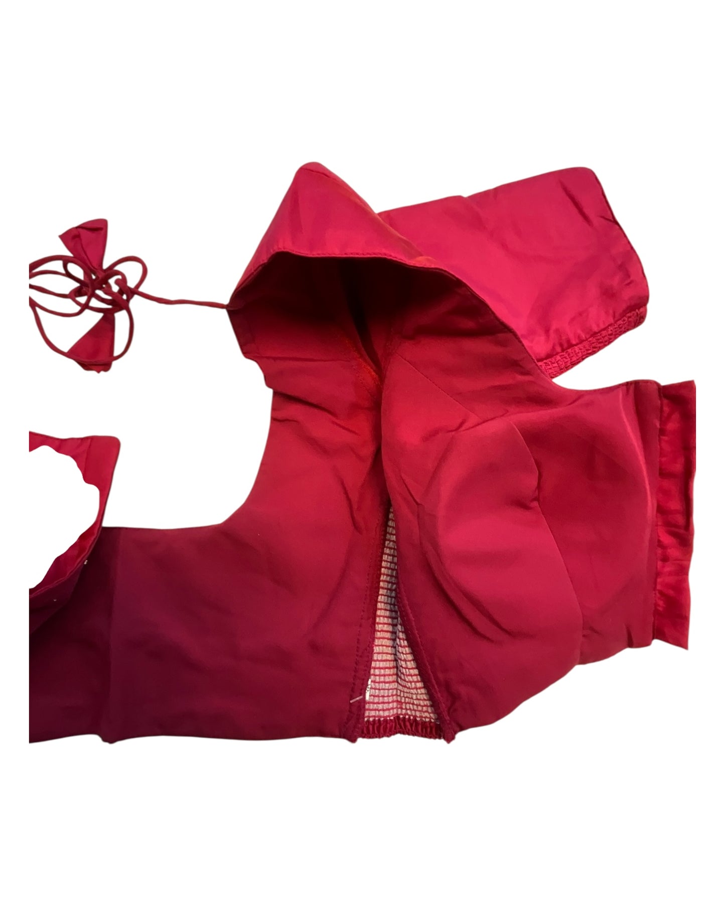 Dark Magenta - HYBRID Silky Saree blouse - With Elastic on both side for Great fit - Size 36",38", 40" S M L - VAM1216 Ap