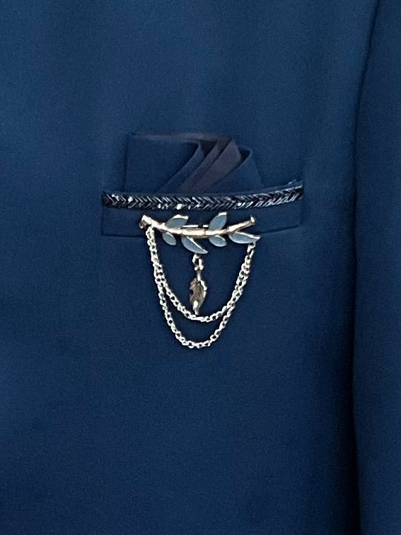 Petrol Blue - PREMIUM Slim Fit Mens BandhGala / Prince / Chinese Collar Jacket - Fantastic Fit - CS2512 09TY25