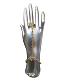 Gold - Antique Finish Panja / Indian Ladies Hand Accessory - Fashion Jewellery - Bollywood - Weddings - KAJ1000 Tp 1023