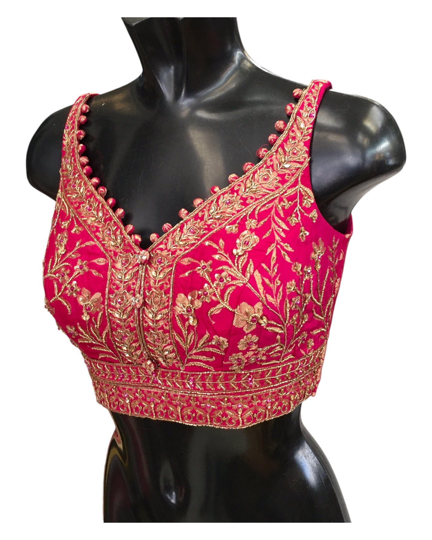 Fuchsia - Designer Ready Made Lehenga Set - Size 10 (12) UK Stock - 24h Dispatch - HINA  KVP 0425