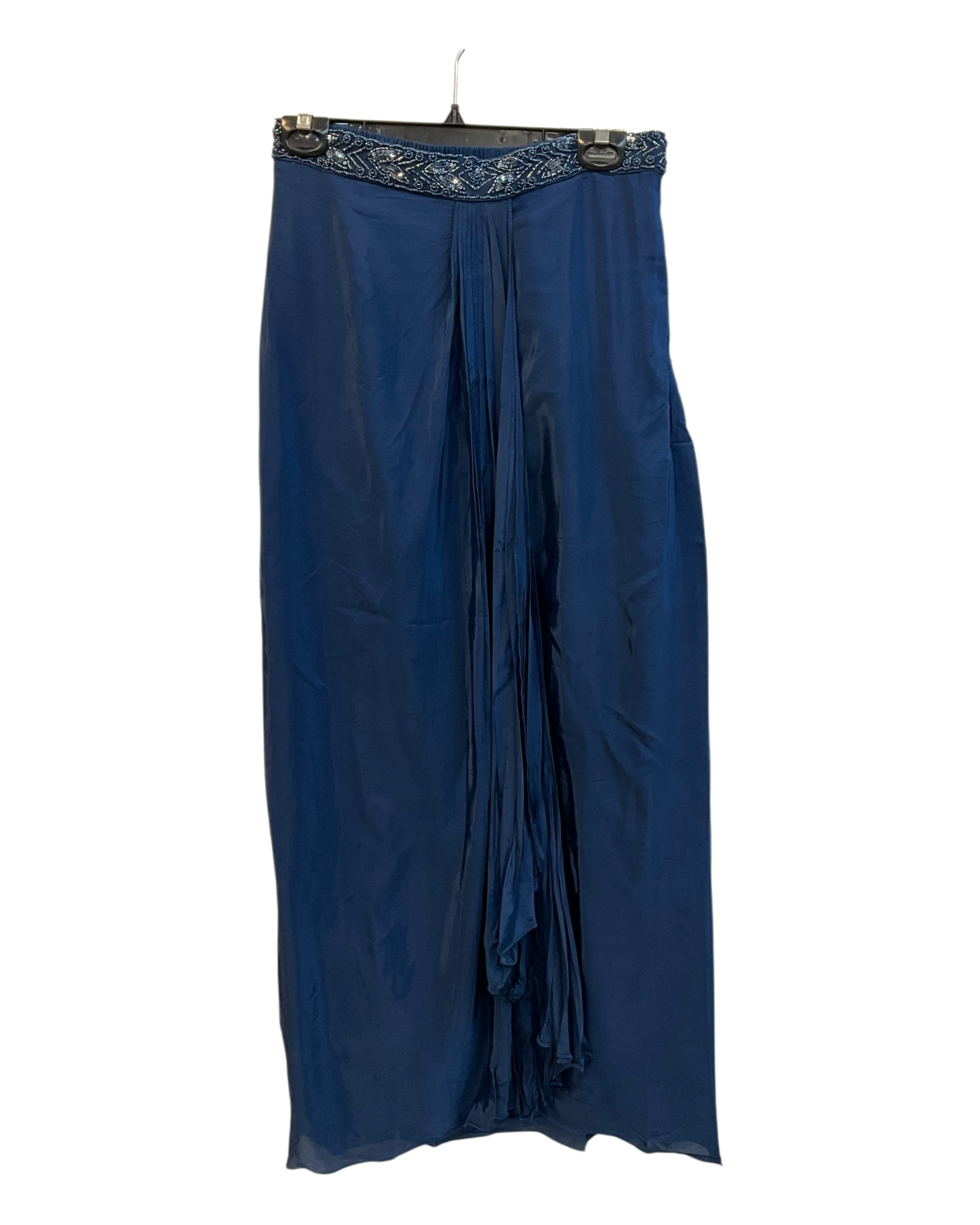 UK 12 / 38" - Navy Blue - Designer Ladies Indian Short Top Palazzo Trousers Suit - UK Stock - 2/3 days delivery - VMK SNEHA PP