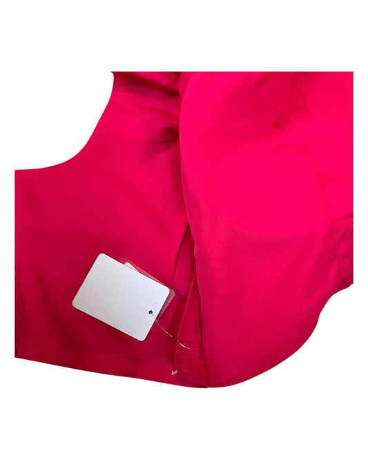 38" & 42" - Coral Pink - Banarasi Brocade Saree / Lehenga Blouse -UK Stock - Quick Dispatch - LT3 08Rp25