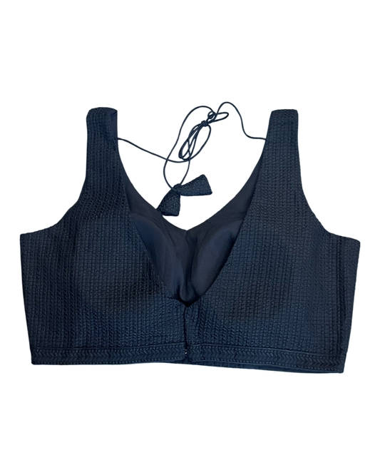 Size 40" / UK 14 -Black - Sleevless Saree blouse with cups - UK Stock - With Margin inside - VAM1301 - KY