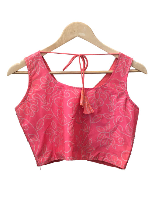 Fuchsia / Orange Ready Made Lehenga Set - Size 10 - 36"(Loosen up to 14) ) UK Stock - 24h Dispatch - KTC24320 TV 0124