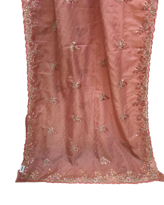 Pink - Fancy Saree with Blouse Piece - DM2218 VA 0922