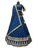 Dark Blue Lehenga Set - Size 10(36") - UK Stock - 24h Dispatch - SWA2404 PY 0324