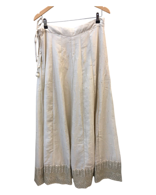 Cream - Ready Made Lehenga Set - Size 12 - 38"(Loosen up to 14) ) UK Stock - 24h Dispatch - KTC241207 TP 1224