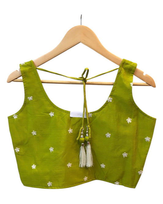 Size 12 / 38" Bust - Mehendi Green - Ready Made Lehenga Set - UK Stock - 24h Dispatch - KTC250107 TV 0125