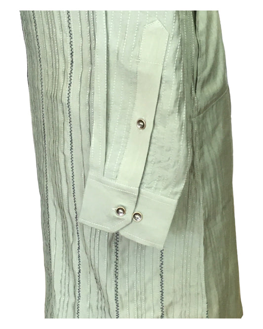 Sage Green - Designer Mens Indian Kurta Set - Weddings / Walimas , Sangeet, Eid, Mehndi / Henna - HHF2414 09KR24