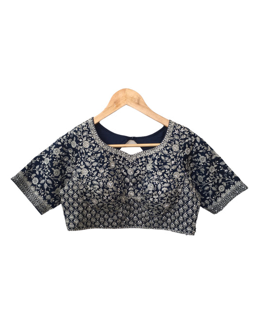 Dark Teal - Ready Made Lehenga Set - Size 12 - 38"(Loosen up to 14) ) UK Stock - 24h Dispatch - KTC24501 TJ 0524