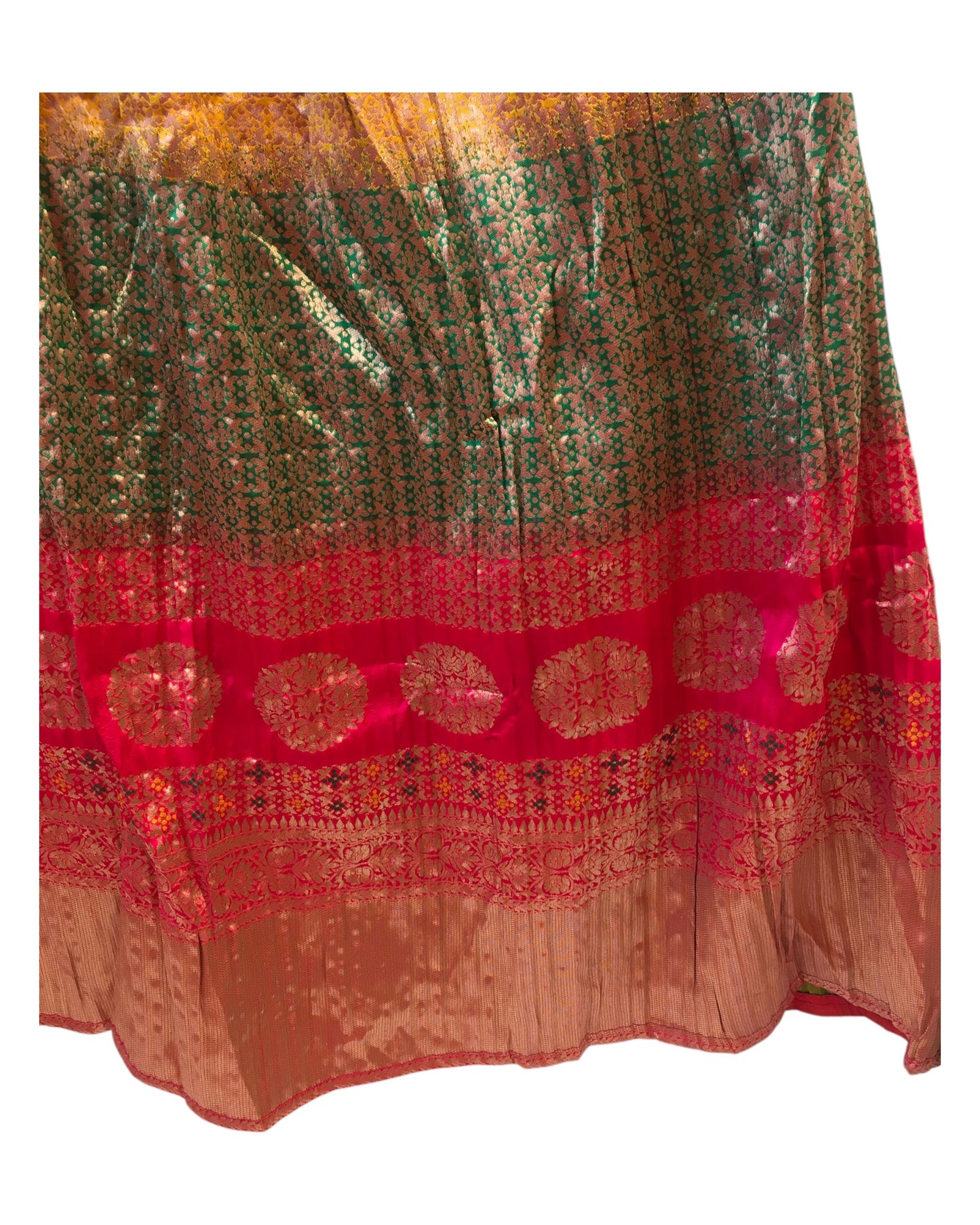 Size 10 / 36" Bust - Multi Coloured - Ready Made Lehenga Set - UK Stock - 24h Dispatch - KTC250115 TV 0125