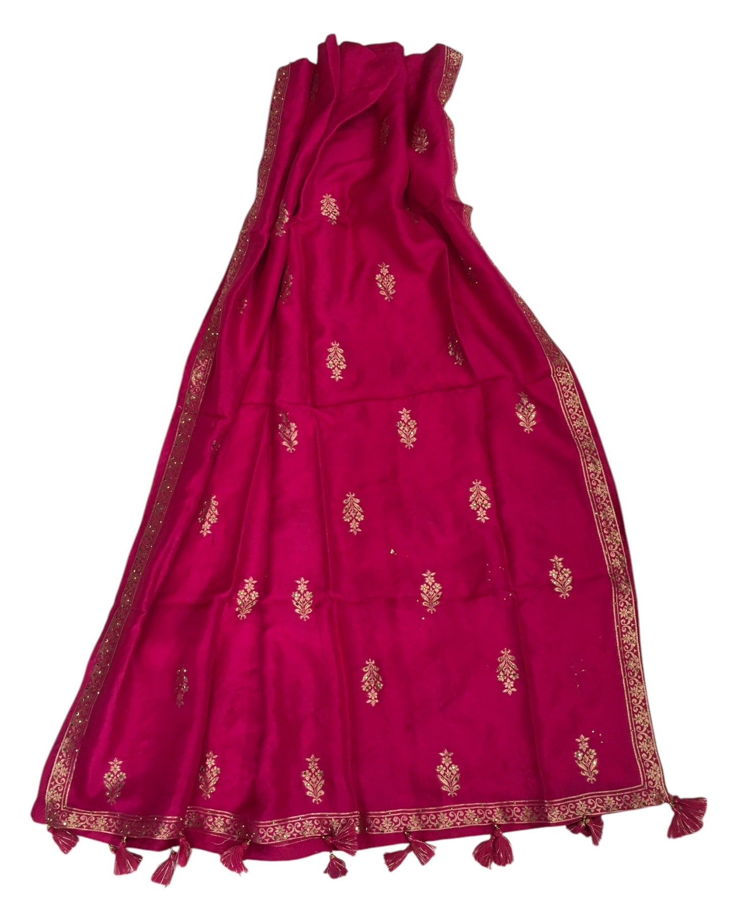 Fuchsia - Designer Ready Made Lehenga Set - Size 10 (12) UK Stock - 24h Dispatch - HINA  KVP 0425