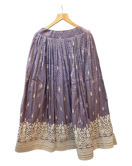 Size 12 / 38" Bust - Lilac Purple - Ready Made Lehenga Set - UK Stock - 24h Dispatch - KTC241009 PY