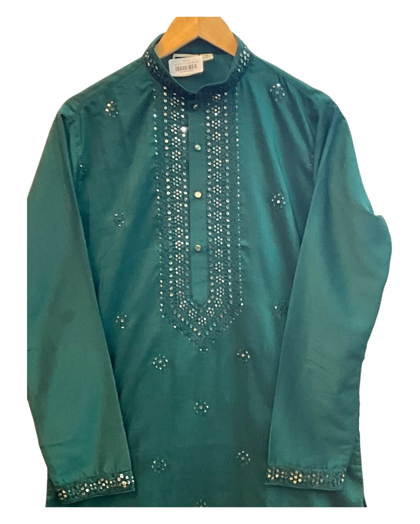 Forest Green - Well Made Mens Indian Kurta set - UK Stock - Weddings / Walimas , Sangeet, Diwali, Eid, Mehndi / Henna - NAD25711 VY