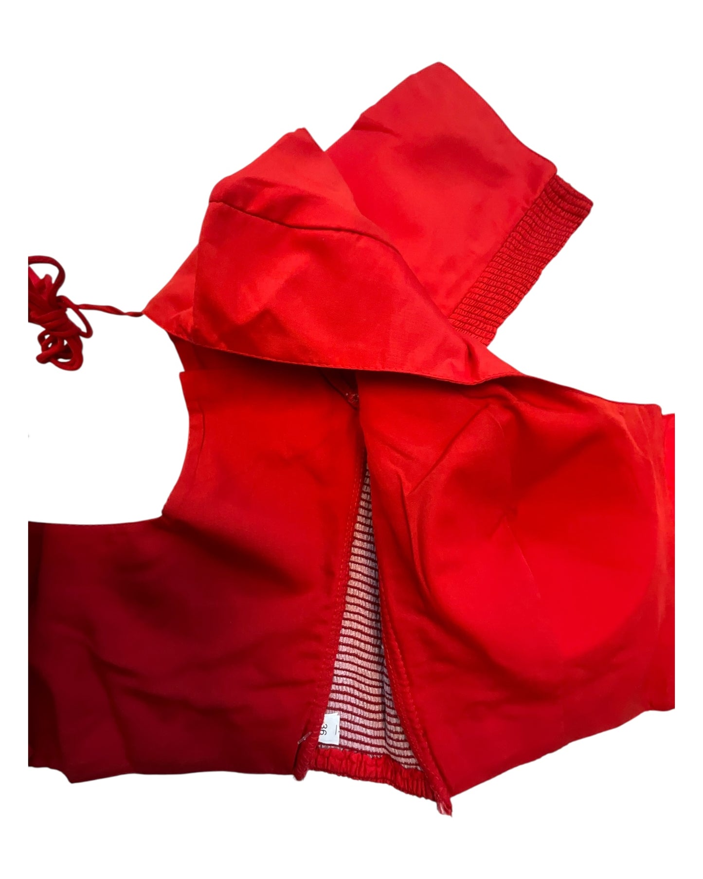 Red - HYBRID Silky Saree blouse - With Elastic on both side for Great fit - Size 36",38", 40" S M L - VAM1216 Ap