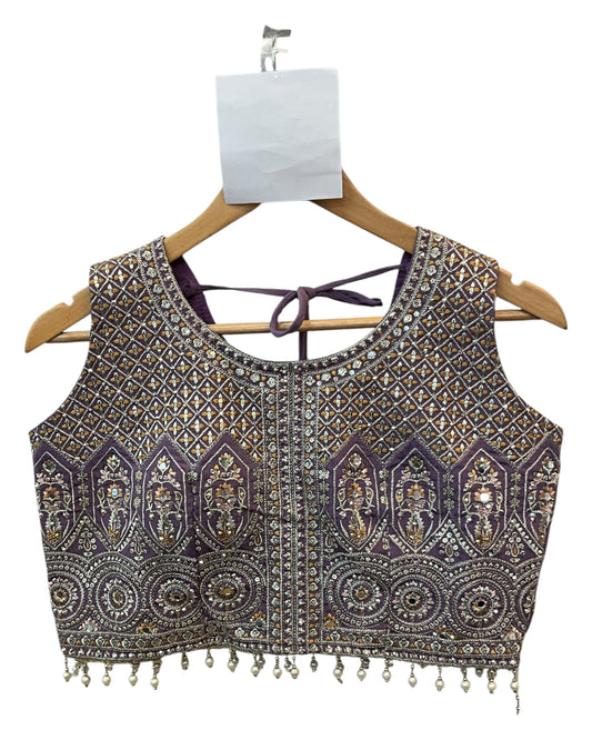 Size 12 / 38" Bust - Lilac Purple - Ready Made Lehenga Set - UK Stock - 24h Dispatch - KTC250654 TK