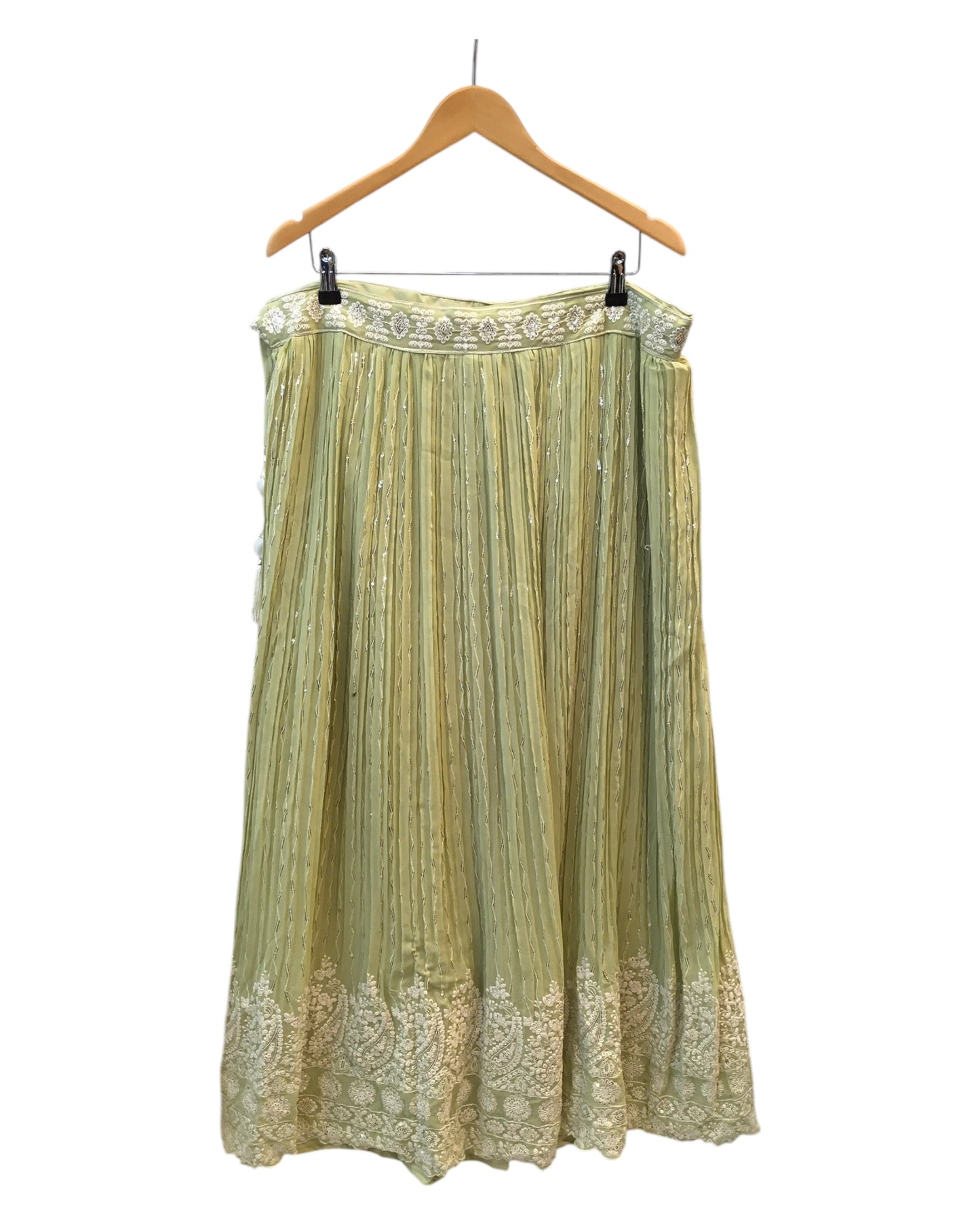 Size 12 / 38" Bust - Mint / Light Green - Ready Made Lehenga Set - UK Stock - 24h Dispatch - KTC250117 TK 0125