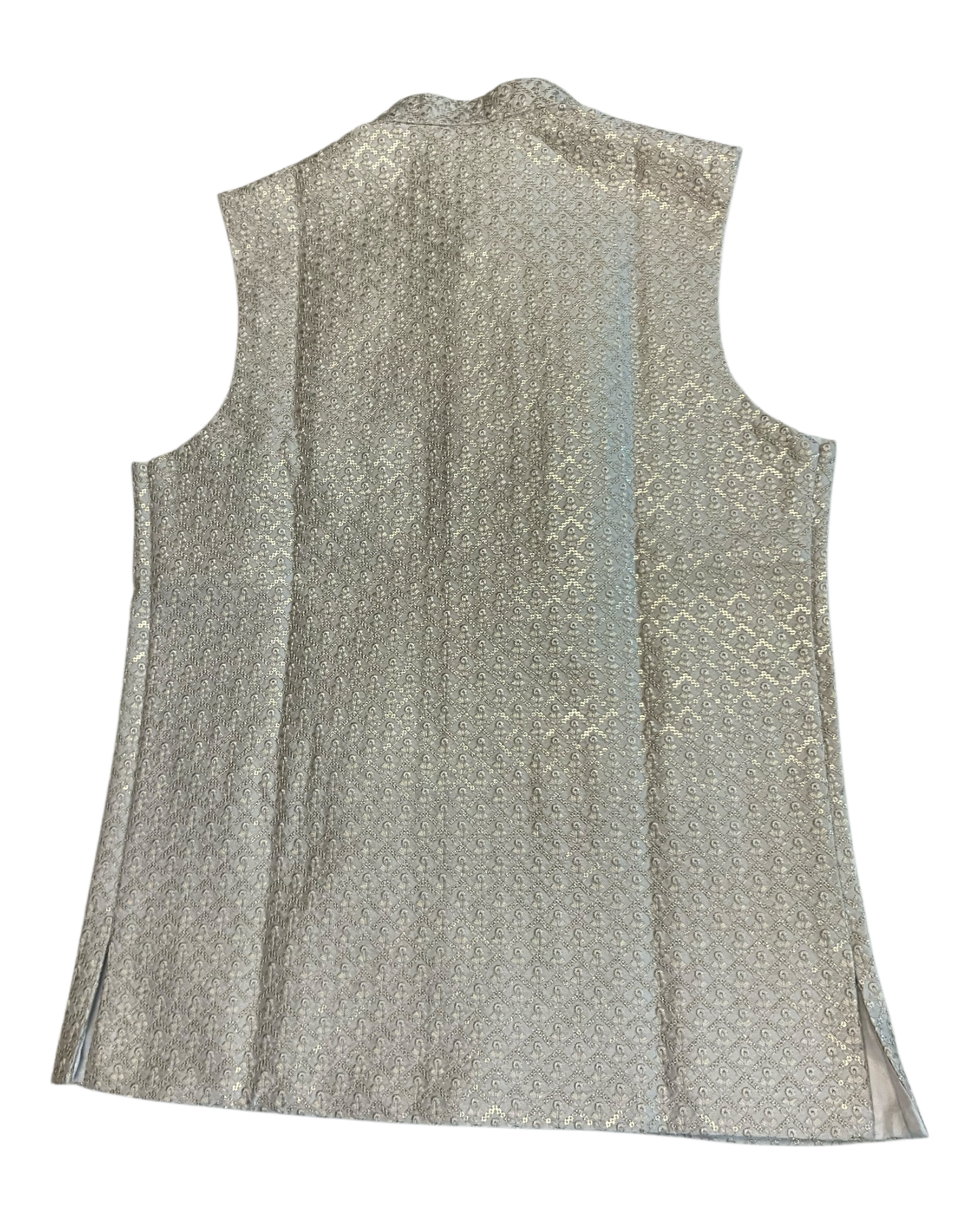 Champagne - Premium Self All Over Embroidered - Mens Indian Waistcoat - UK Stock - 24 hr Dispatch - KCS4787 03KR26
