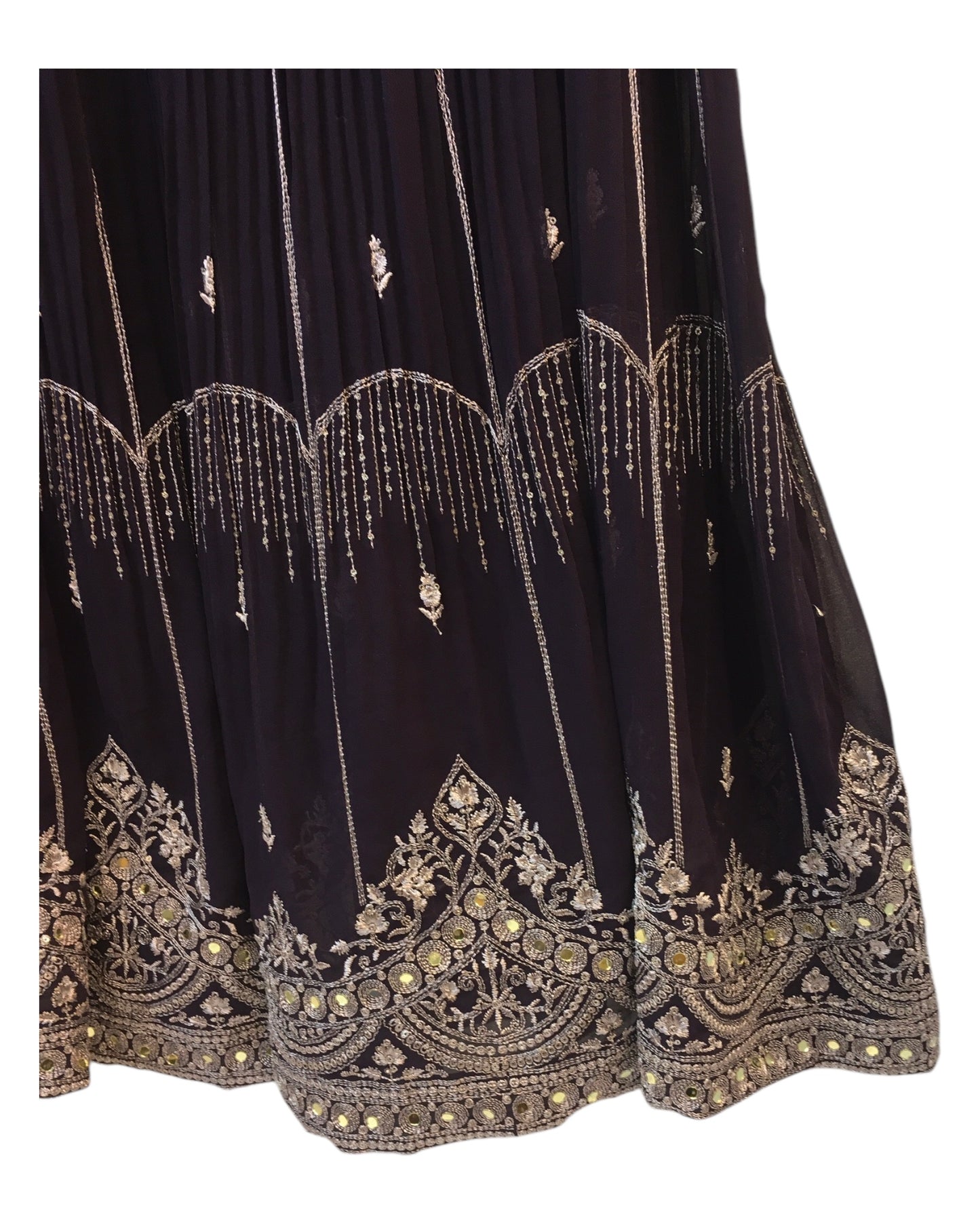 Size 14 / 40" Bust - Purple - Ready Made Lehenga Set - UK Stock - 24h Dispatch - KTC250161 JY 0125