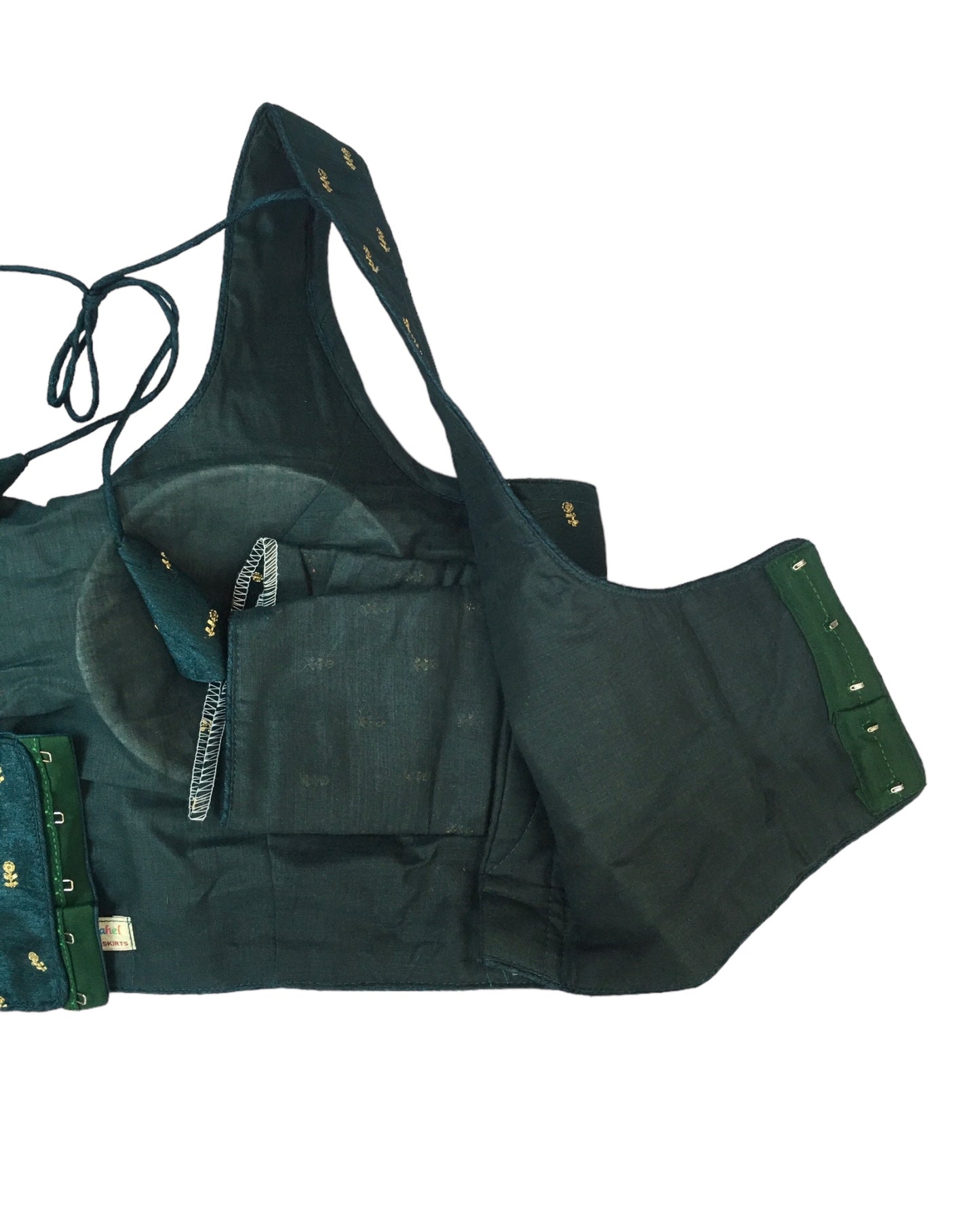 Plum - Dupion Silky Saree / Lehenga blouse - 38" Bust (UK 12) Can be let out to size 16 - AF2405 A 0324