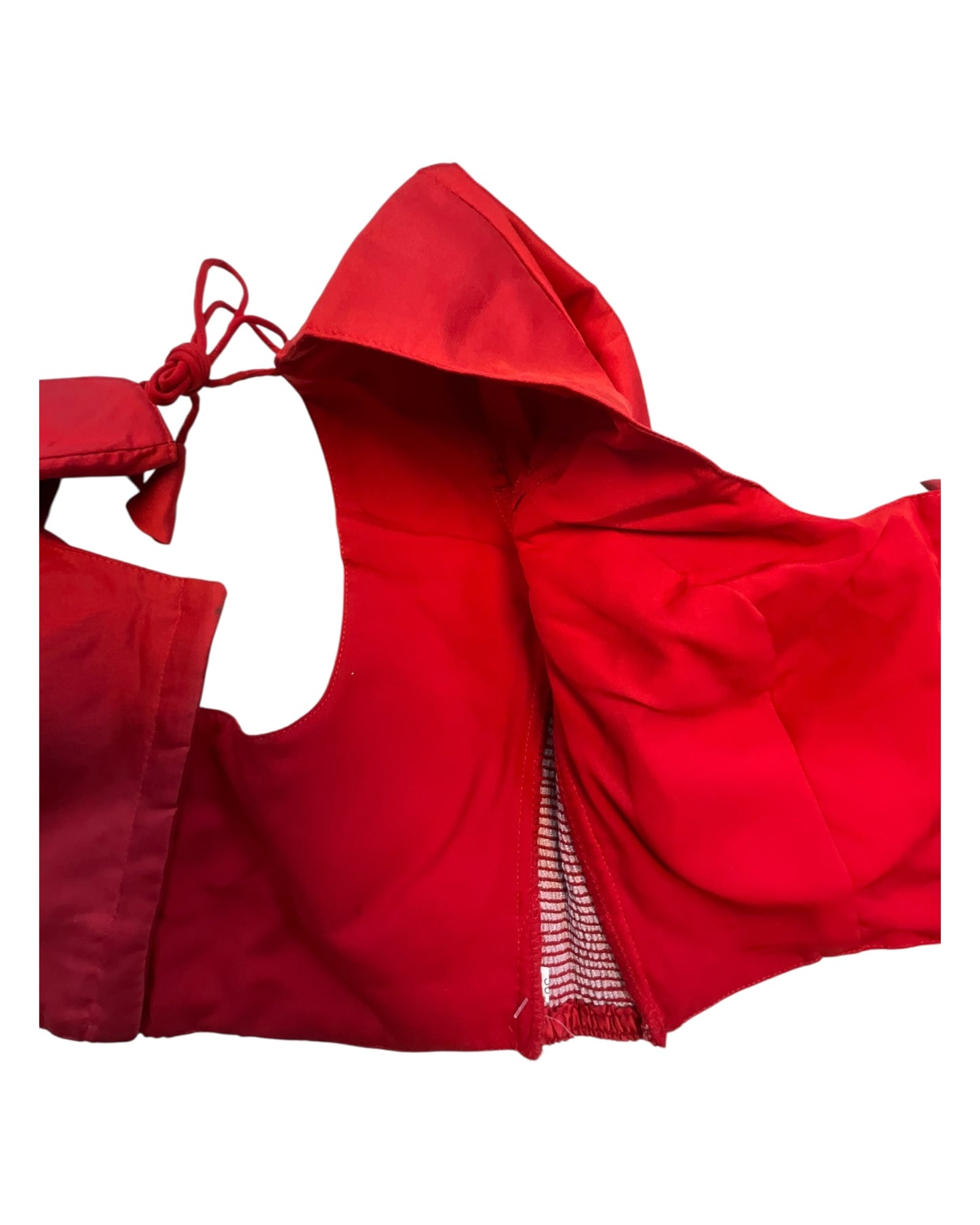 Dark Red - HYBRID Silky Saree blouse - With Elastic on both side for Great fit - Size 36",38", 40" S M L - VAM1216 Ap