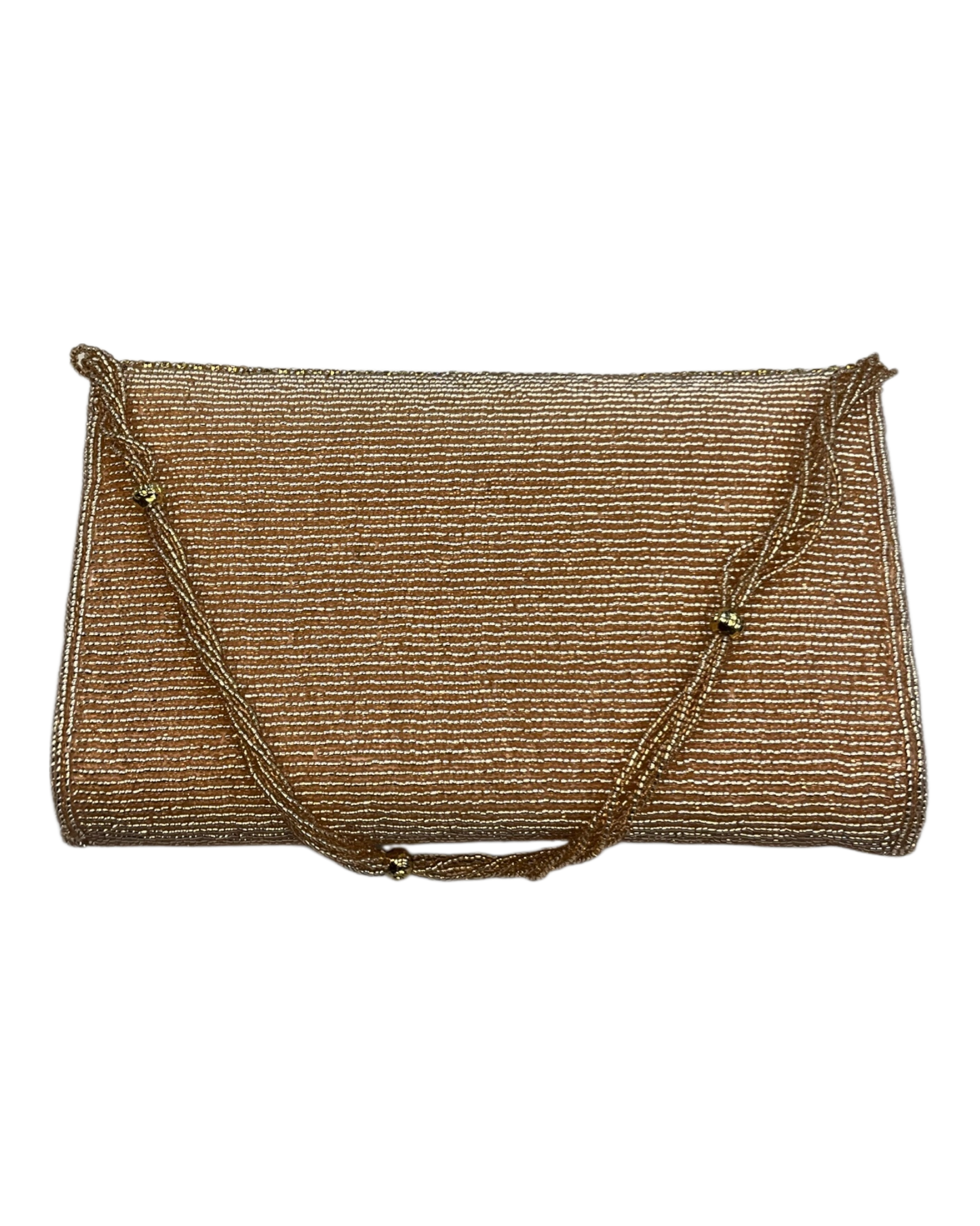 Rose Gold - Rich Hand Embroidered Clutch Bag / Handbag -Bollywood / Weddings - AKB278 11KJ25