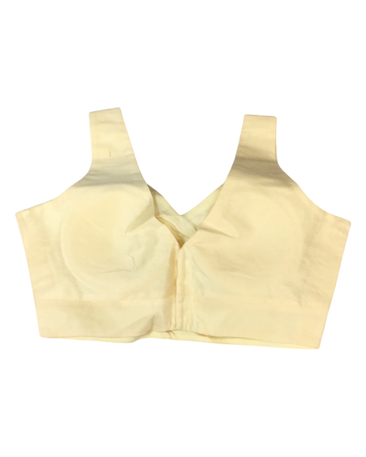 Cream - Silky Saree blouse with cups, Sleeveless - 42" - UK Stock - Quick Delivery - RNK - R722A-KY