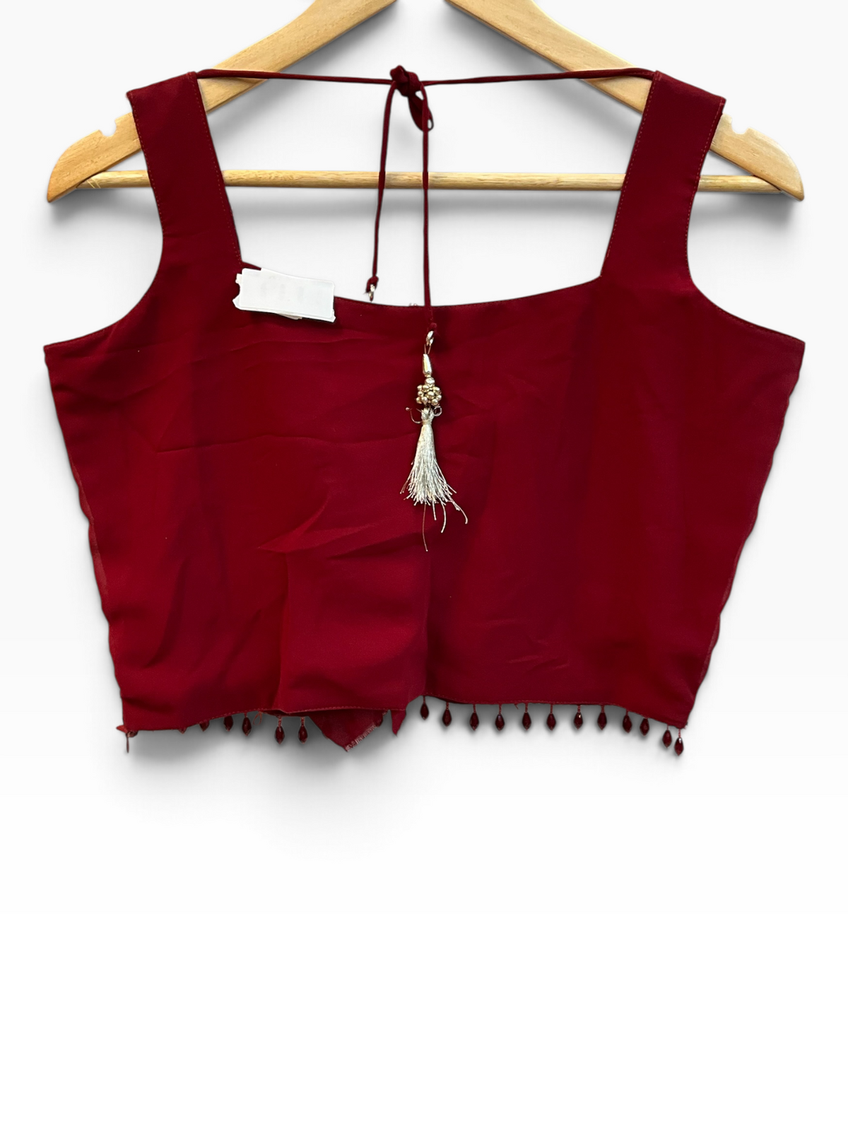 SALE ! Size UK 12 (38") Maroon - Lehenga Set - Mehndi / Sangeet / Bridesmaids / Weddings / Garba - UK Stock - 24h Dispatch - KTC30 04JY23