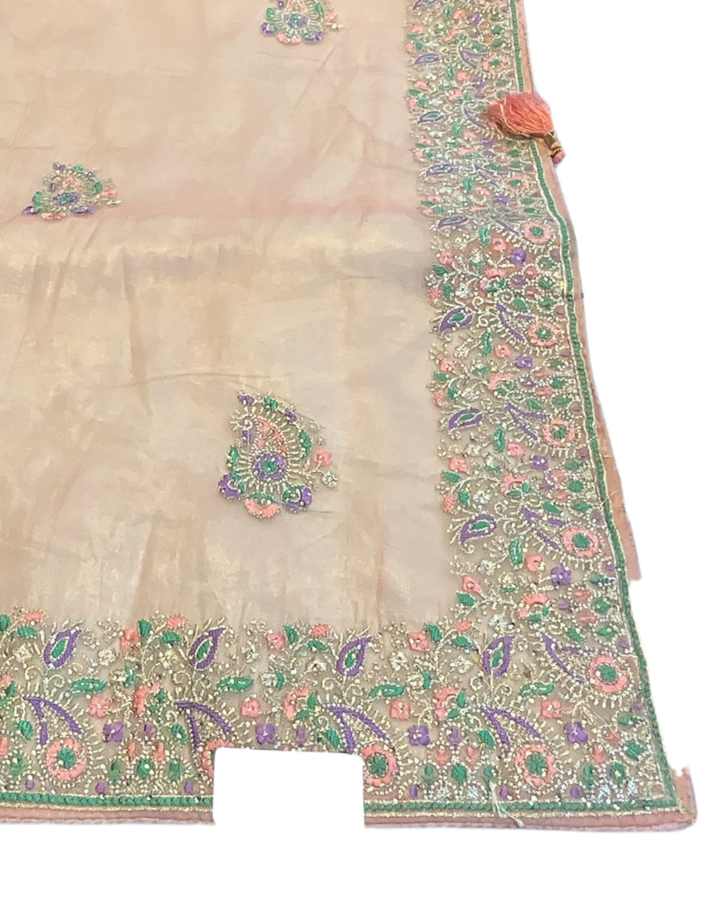 Baby Pink - Fancy Party Saree with Blouse Piece - UK stock - 24hr Dispatch - SP2602 VH
