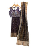 Size 14 / 40" Bust - Purple - Ready Made Lehenga Set - UK Stock - 24h Dispatch - KTC250161 JY 0125