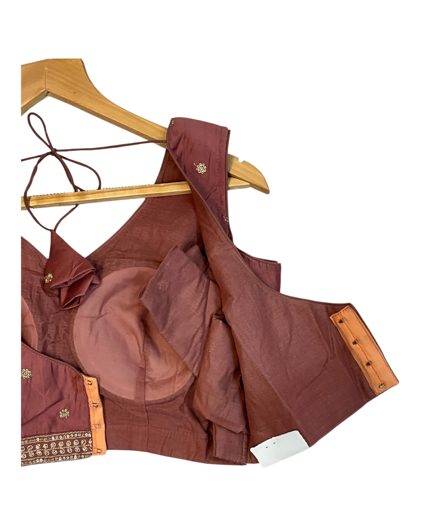 Dusty Pink - Dupion Silk Lehenga Set - Size UK 12 (38" Bust) Adjustable to Size 14 - UK Stock - 24h Dispatch - AF2507 09TA25