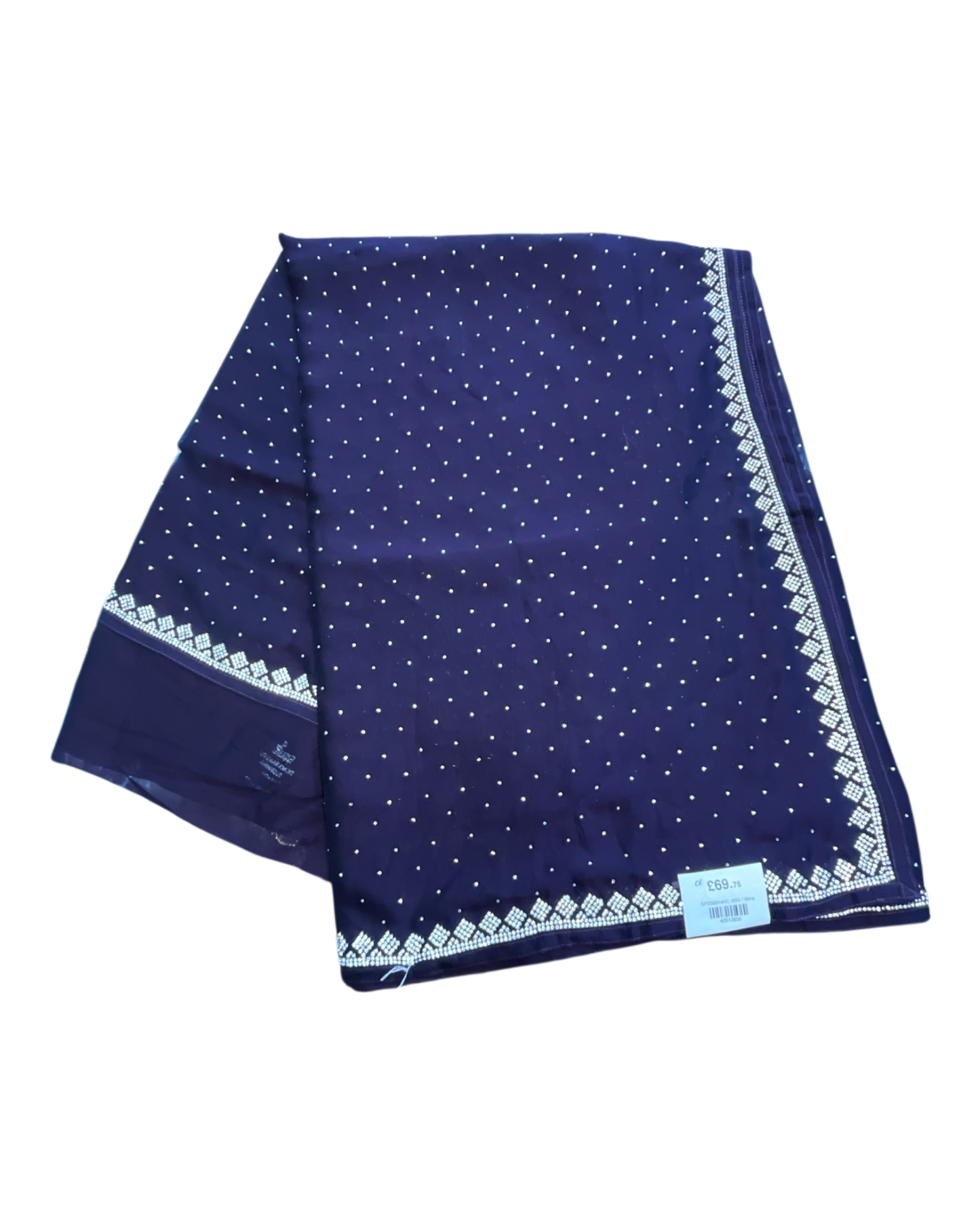 Wine - Fancy Embroidered Saree with Blouse Piece - UK stock - 24hr Dispatch - SP250614 KC