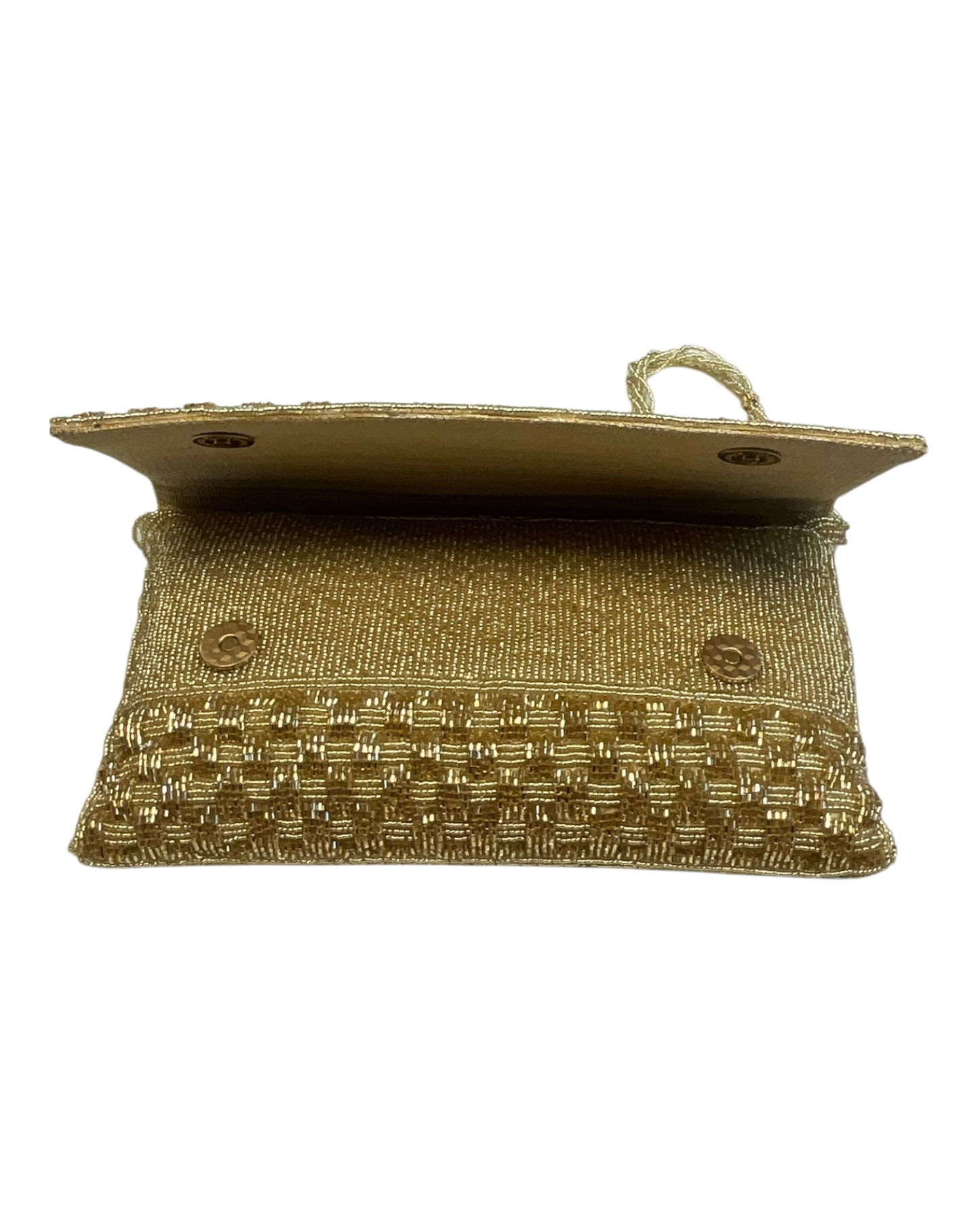 Gold - Rich Hand Embroidered Clutch Bag / Handbag -Bollywood / Weddings - TBZ02 11KJ25