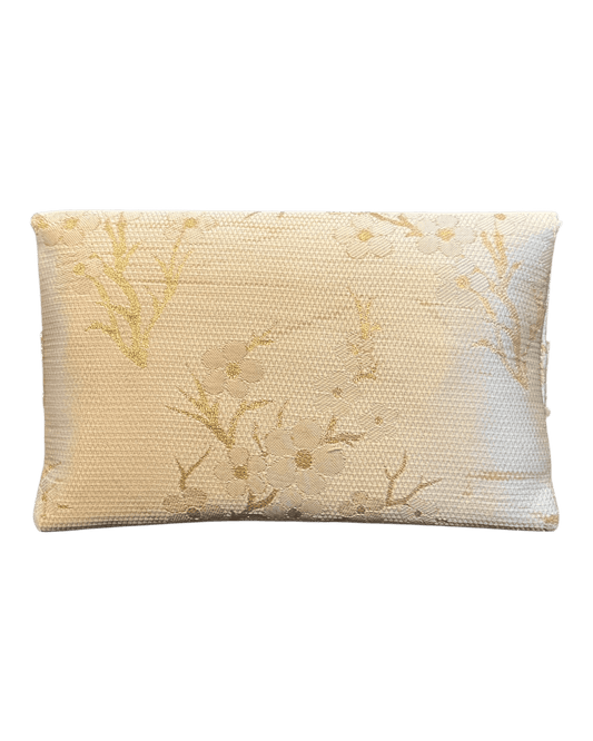 Cream - Handloom Brocade Clutch Bag / Handbag -Bollywood / Weddings - JS16b 06A26 - Prachy Creations