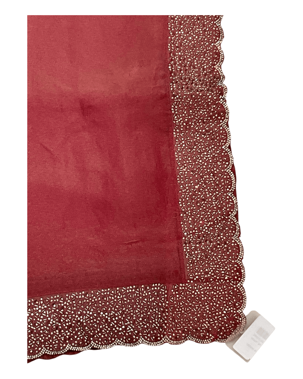 Dark Pink - Classic Saree with Stone Work Border and Blouse Piece - UK stock - 24hr Dispatch - RS2538 VP - Prachy Creations